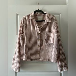Aeropostale Large Striped Shirt